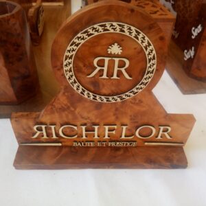 Monogram Desk Plaque