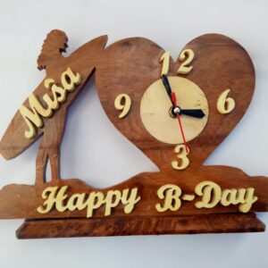 Surfer Heart Clock
